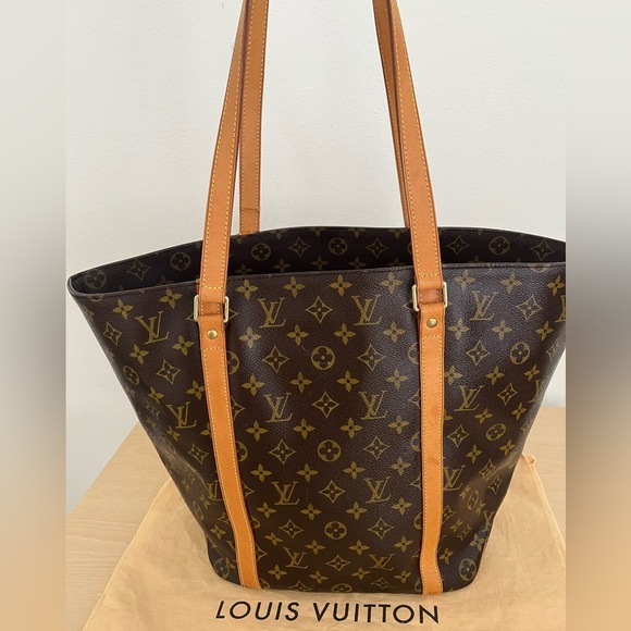 Louis Vuitton Monogram Sac Shopping Tote Large GM EUC Circa 2001 - Picture 8 of 17